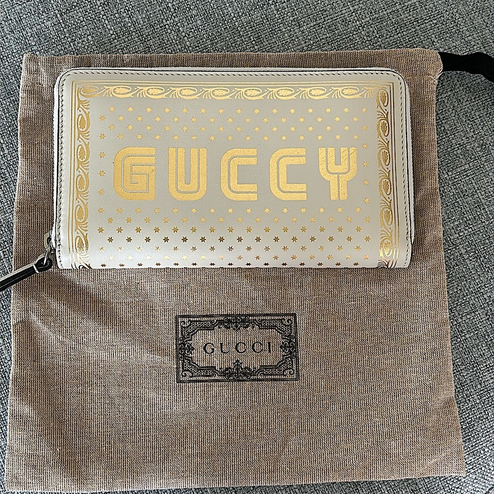 EUC GUCCI “GUCCY” LONG ZIPPER WALLET COLLABORATION WITH SEGA